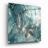 Abstract Glass Wall Art.